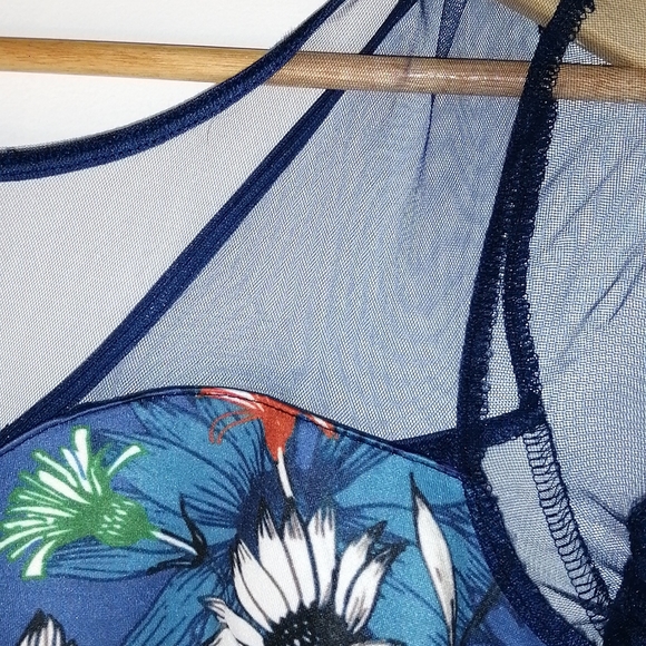 Vintage 1980s Floral Dress size small - Picture 4 of 6